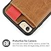 iPhone 7 Wallet Case, iPhone 7 Leather Case, LAMEEKU Apple 7 Shockproof Cases with Credit Card Slot Holder & ID Pockets, Protective Phone Cover for Apple iPhone 7 4.7 inches Light Brown
