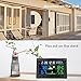 Mesuvida Wireless Weather Forecast Station, Indoor Outdoor Digital Color Weather Monitor with Home Alarm Clock, Temperature Sensor, Digital Time, Calendar, Weather Gadget, Thermometer for Tabletop Use