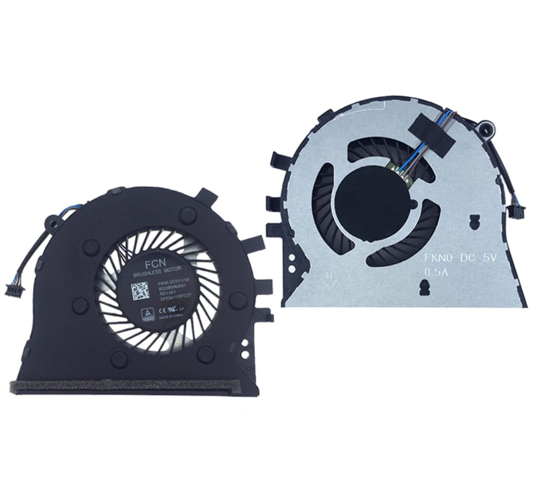 New CPU Cooling Fan Replacement for HP 17-by 17-CA 17Q-CS 470 G7 17T-by 17Z-CA 17Q-CA 17Q-CX 17-BY0053CL 17-BY0021DX 17-BY0061CL 17-BY0053OD 17-CA0003NA 007NA 17-BY0053CL L22529-001 L22531-001