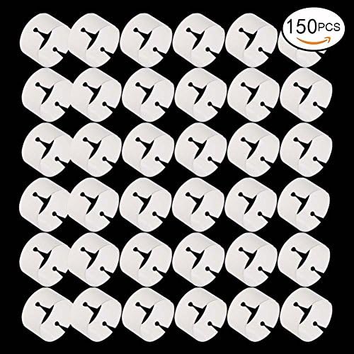 150 PCS Decorative Decor Balloon Rings Buckle Balloon Arch Folder Convenient Clip Connector Multiple Accessories