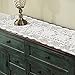 Gracebuy 16X51 Inch White Rectangular Handmade Cotton Crochet Lace Tablerunner