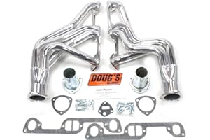 Doug's Headers D569 1-3/4" 4-Tube Full Length Metallic Ceramic Coated Exhaust Header for Pontiac Firebird 326-455 67-69
