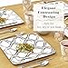 Silver Spoons PARTY DISPOSABLE 36 PC DINNERWARE SET | 18 Dinner Plates | 18 Salad or Dessert Plates | Heavy Duty Paper Plates | for Upscale Wedding and Dining | Square Metallic Silver - Moroccan Collection