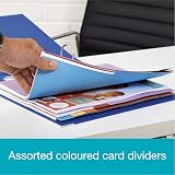 Elba A4+ Yellow 10 Part Dividers 10 Pack for Punched Pockets Office School view 4
