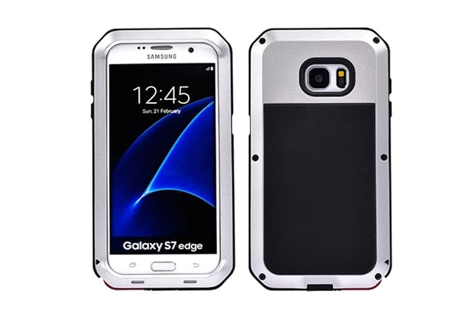 Amazon.com: Galaxy S7 Edge Case Echeer Armor Tank Aluminum ...