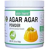 ECO-TASTE Agar Agar Powder, 5.3 oz(150g), 100% Natural Seaweed