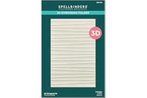 Spellbinders E3D-108 Holiday Lights 3D Embossing Folder from The Dancin' Christmas Friends Collection