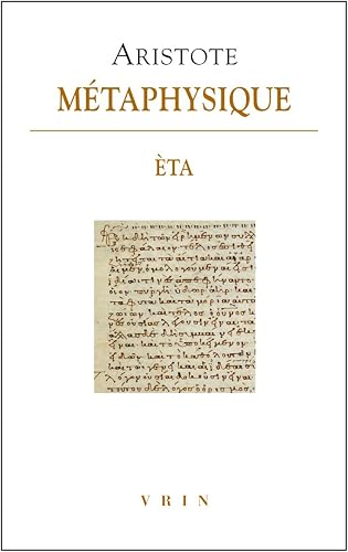 Download Metaphysique - Livre Èta PDF