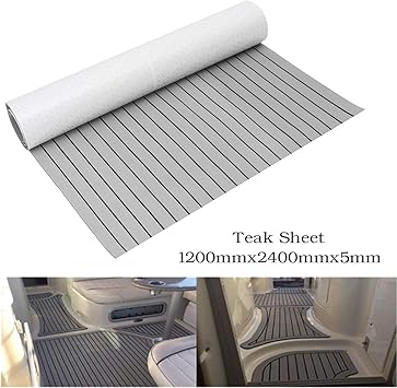 1200mmx2400mm Self Adhesion Eva Foam Teak Sheet Marine Boat
