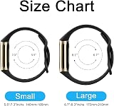 AK Pack 3 Straps for Fitbit Charge 5/6 Small Large Soft TPU Bands view 2