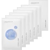 Cerolabs Hydration Essence Mask (5+1ea), Intensive Hydrating Sheet Mask for Dry &amp; Sensitive Skin, Deep Moisture Korean Skincare Facial Mask, Clean Beauty, Vegan