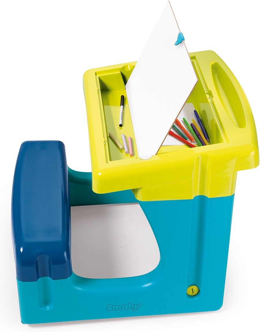Smoby 420101 Bureau Petit Ecolier Ardoise Double Face Magnetique Craie 2 Feutres Et 6 Craies Inclus Bleu Amazon Fr Jeux Et Jouets Smoby 420101 Bureau Petit Ecolier Ardoise Double Face Magnetique Craie 2 Feutres Et 6 Craies Inclus Bleu Amazon Fr Jeux Et Jouets