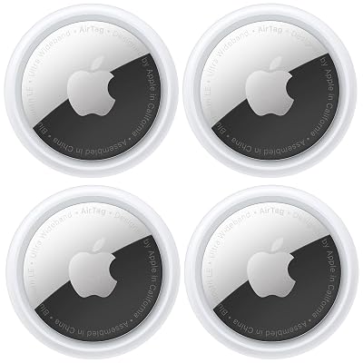 Apple AirTag Tracking Device, 4-Pack