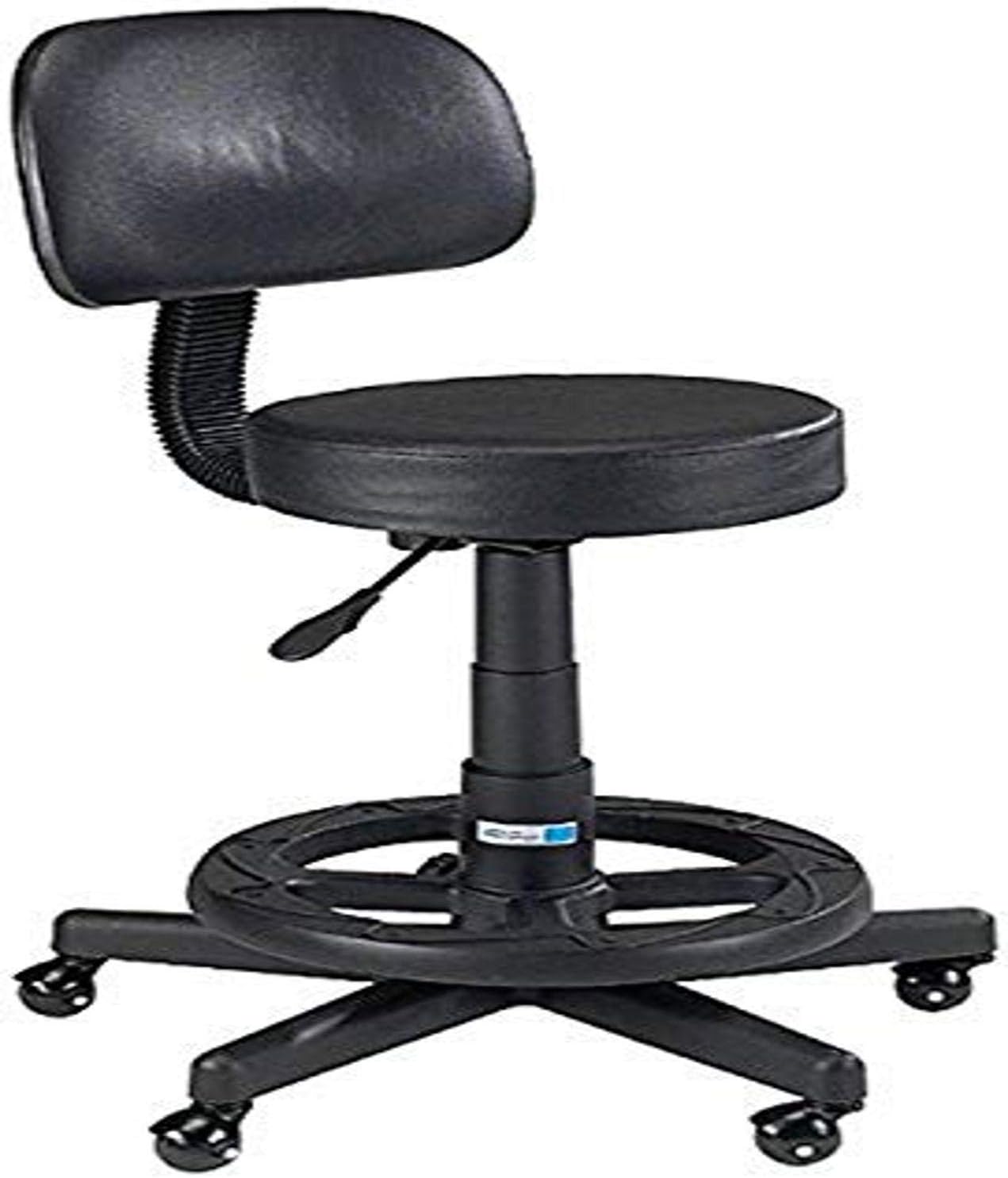 Master Equipment Deluxe Pet Grooming Stools with Back Rests — Sturdy and Versatile Stools for Professional Pet Groomers or Veterinarians, Black : Desk Chairs : Pet Supplies