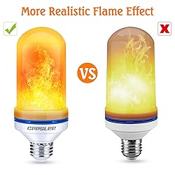 CPPSLEE Upgraded LED Flame Light Bulbs, 4 Modes