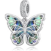 URONE Balloon Dog/Parrot/Tiger/Alligator/Butterfly Charm Beads Fits Bracelets Necklace 925 Sterling Silver Animals Charm Pendan Jewelry Gifts for Women Men