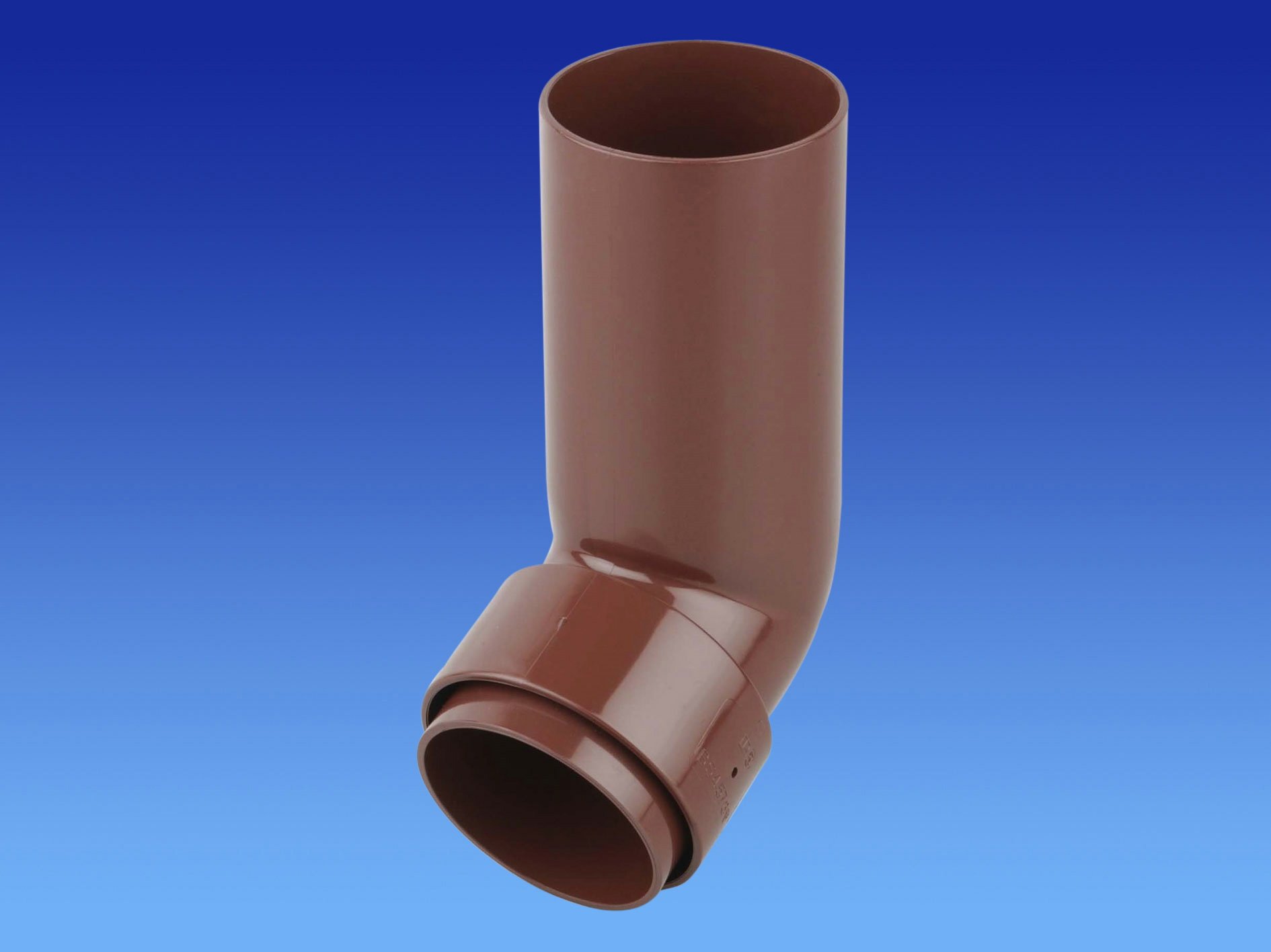 Wavin OSMA Roundline Long tail offset spigot Brown 0T027n