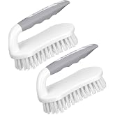 SetSail Scrub Brush, Heavy-Duty Scrub Brushes for Cleaning with Stiff Bristles Cleaning Brush for Shower, Bathroom, Carpet, Kitchen and Bathtub Scrubber - 2 Pack