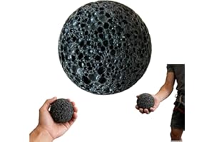 Callus Ball for Hand, Textured Volcanic Rock Grip Strength Trainer for Building, Ideal for Rock Climbing, Weightlifting, and 