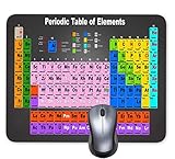 Progrian Periodic Table Of Elements HD Mouse Pad Anti-Slip Personalized Rectangle Gaming Mouse Pads Size:9.5