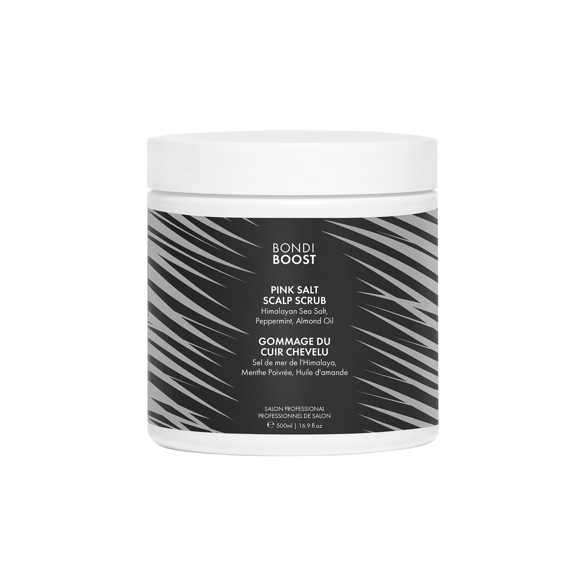 BondiBoost Scalp Care Micro-Exfoliating Scalp Scrub - Creamy Whipped Formula with Pink Salt, Sea Salt, Peppermint Oil & Vitamin E for Deep Cleansing - Vegan & Cruelty-Free, 200ml