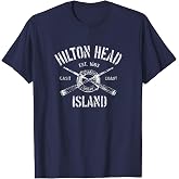 Hilton Head Island T-Shirt Vintage Nautical Boating Tee T-Shirt