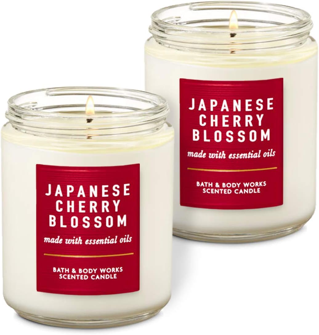Amazon.com: Bath & Body Works Japanese Cherry Blossom Single Wick ...