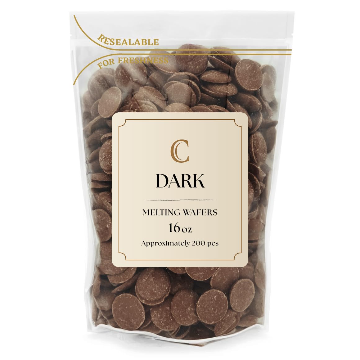 KIDU Chocolate Melting Wafers 16 Ounces Bulk