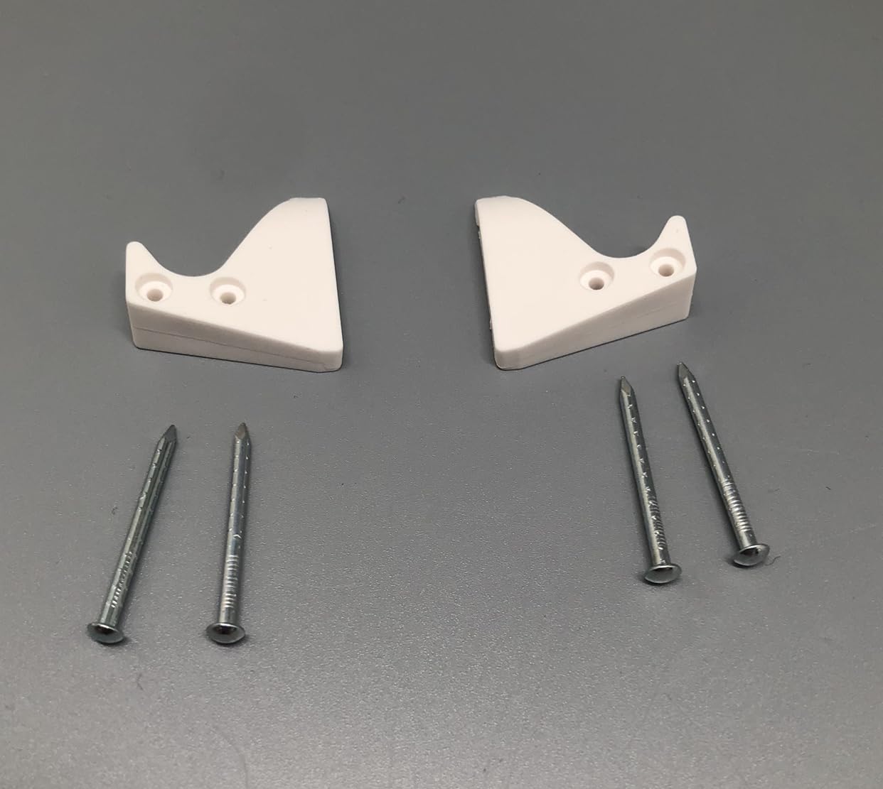 Replacement Part for Velux Roof Window Roller Shutters – 1 Pair RHL and RG Retaining Claws White Window Blind Hooks – Inner Blind and Privacy Screen