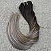 Ugeat 14Inch 10Pcs 120Gram 100 Remy Human Hair Clip In Extensions Full Head Silky Straight Balayage Omber Color #2 Darkest Brown Fading To #10 Ombre Hair Clip Extensions