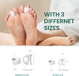 Welnove Gel Toe Separator Medium Toe Spacers Pack 12 Multi-Size view 2