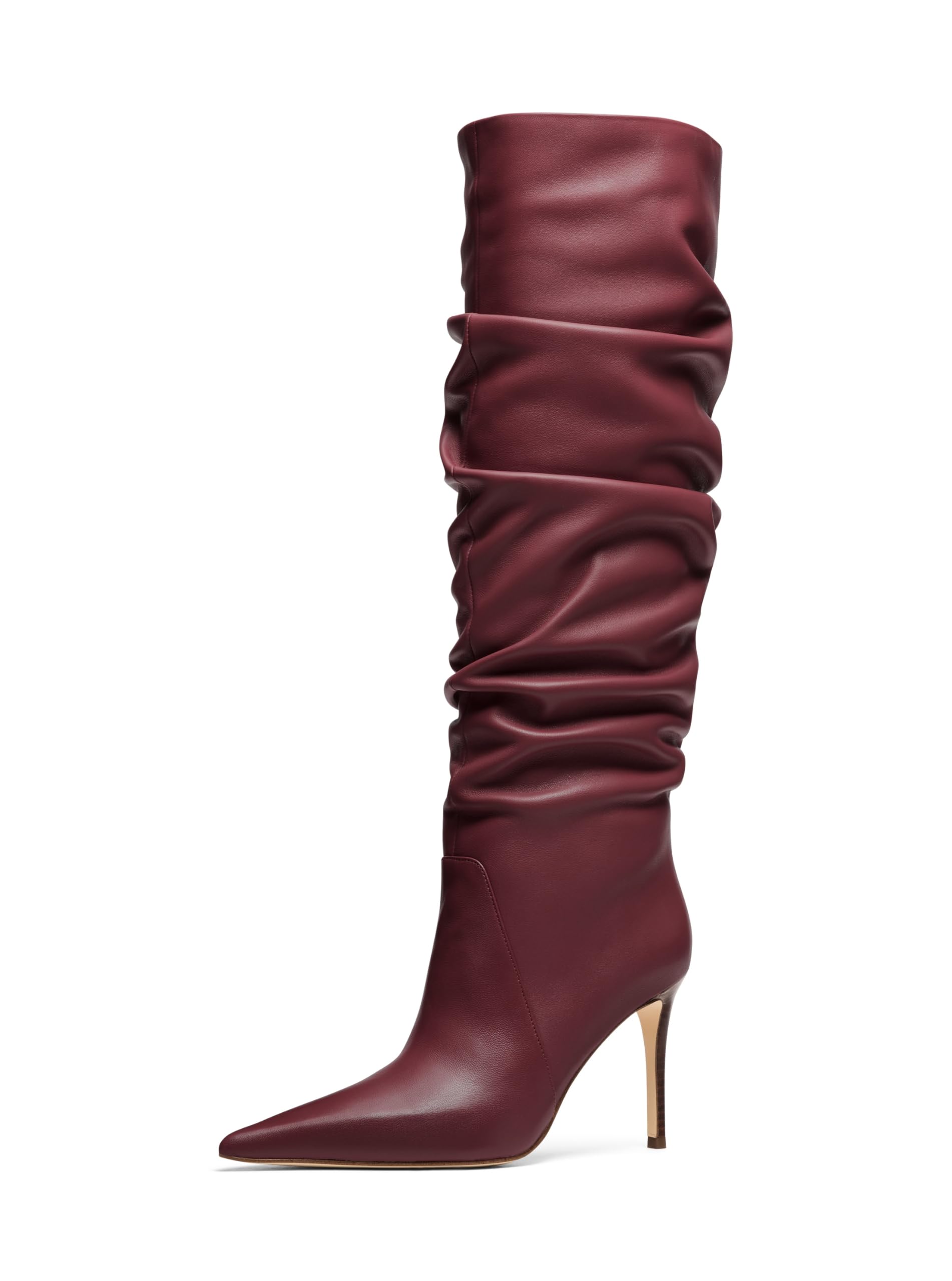 Michael Kors Women’s Dawn Heeled Boot, Oxblood, 8