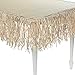 Fun Express Natural Raffia Beach Fringe Decoration (24 ft) for Tiki Luau Party - VBS Vacation Bible School Supplies/Decor