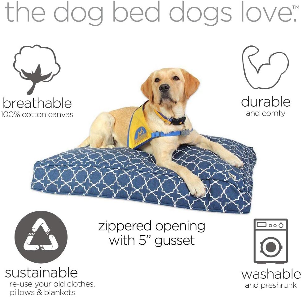 Molly Mutt Medium Large Dog Bed Cover - Med Dog Bed Cover - Dog Calming Bed - Puppy Bed - Medium Pet Bed - Large Dog Bed Cover - Washable Dogs Bed Cover - Pet Bed with Removable Cover - Dog Bed Covers, Model Number: dd35b : Pet Bed Covers : Pet Supplies