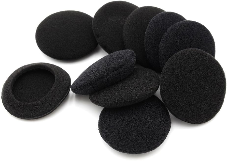 YDYBZB 5 pairs Replacement Earpads for Plantronics Audio 400 DSP Audio 478 DSP Headphones (Black)