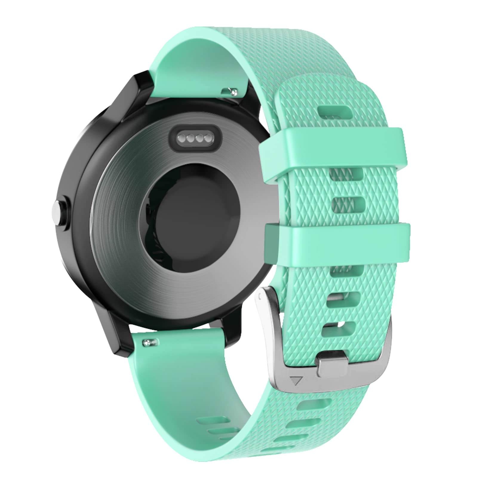 Watch Strap for Garmin Vívoactive 3,20mm Wristband Compatible with Garmin Venu/Venu sq/Vívomove 3/Forerunner 245/645 Music (S, Teal) — image 1
