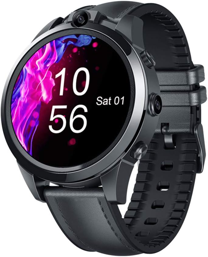PBQWER Fitness Tracker, Fitness Smart Watch Android, 1.6 Inch Screen Thor 5 Pro 4g Smart Watch 3+32g 1.6inch Dual-Camera Mtk6739 Social Entertainment, Remote Self-Timer