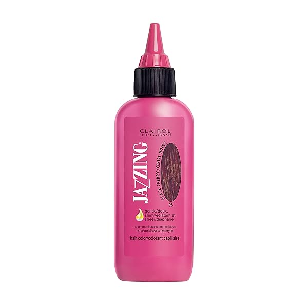 CLAIROL PROFESSIONAL JAZZING SEMI-PERMANENT HAIR COLOR, NO.98 BLACK...