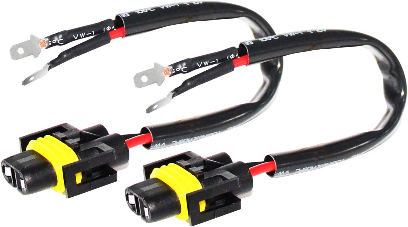 Alla Lighting PGJY192 Base H8B H9B H11B Socket Female Adapter Wiring