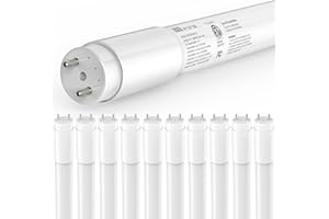 JESLED T8 LED Tube Lights 4FT, 14W 2450LM 6500K, Single or Double End Powered, Plug and Play or Ballast Bypass, Type A+B 4 Fo