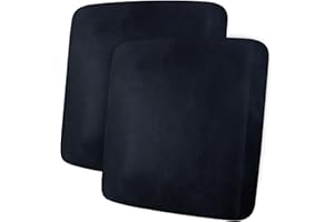 ANARACHON Leather Look Couch Cushion Covers Sofa Seat Slipcovers Sets Couches Furniture Protector for Sectional Armchair Loveseat Pets Kids Stretch Spandex Fabric (2 Cushion Loveseat, Navy)