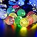 Solar String Lights,Vansky 20ft 30 LED Crystal Ball Solar Garden Lights Multi-color Christmas Light for Garden, Patio, Home,Party and Holiday Decorations