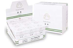 GTGLOTRA Premium Pure Oolong Tea Bag, 72 Pyramid Teabags(12 Pack) - 100% Natural Tea, Whole Leaf Tea Sampler, Family Size, Easy Brew, Suitable for Gift, Office Reception, Party