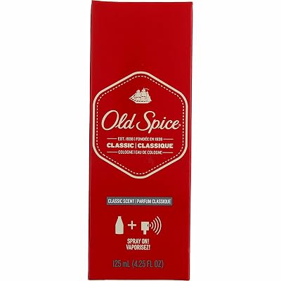 Old Spice Classic Cologne Spray - 4.25 Ounce Value Pack of 3