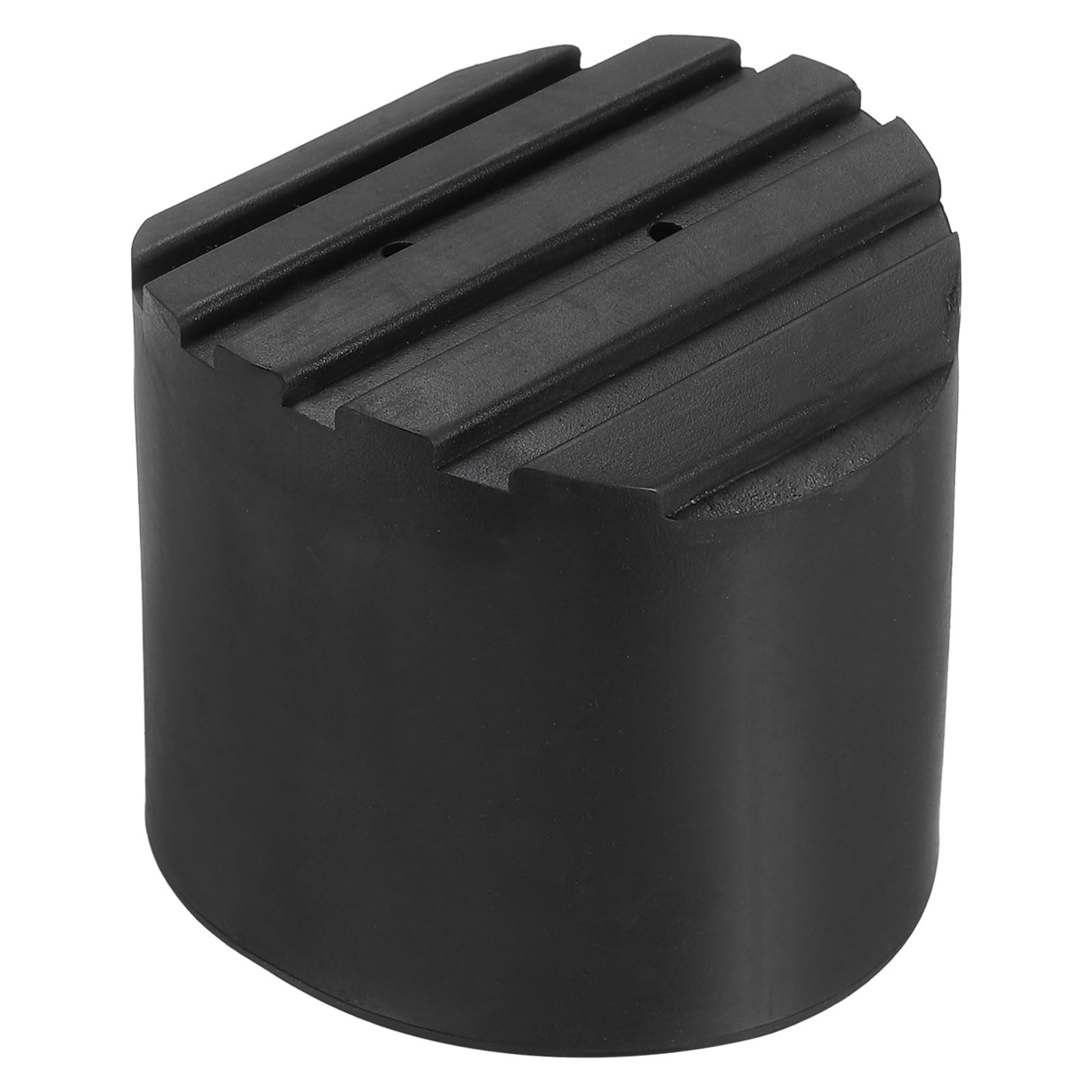 PATIKIL Ladder Non Slip Feet 3.7"/95mm, 1Pcs Rubber Round Foot Protective Mat Cushion Replacement for Telescopic Folding Extension Ladder Protection, Black