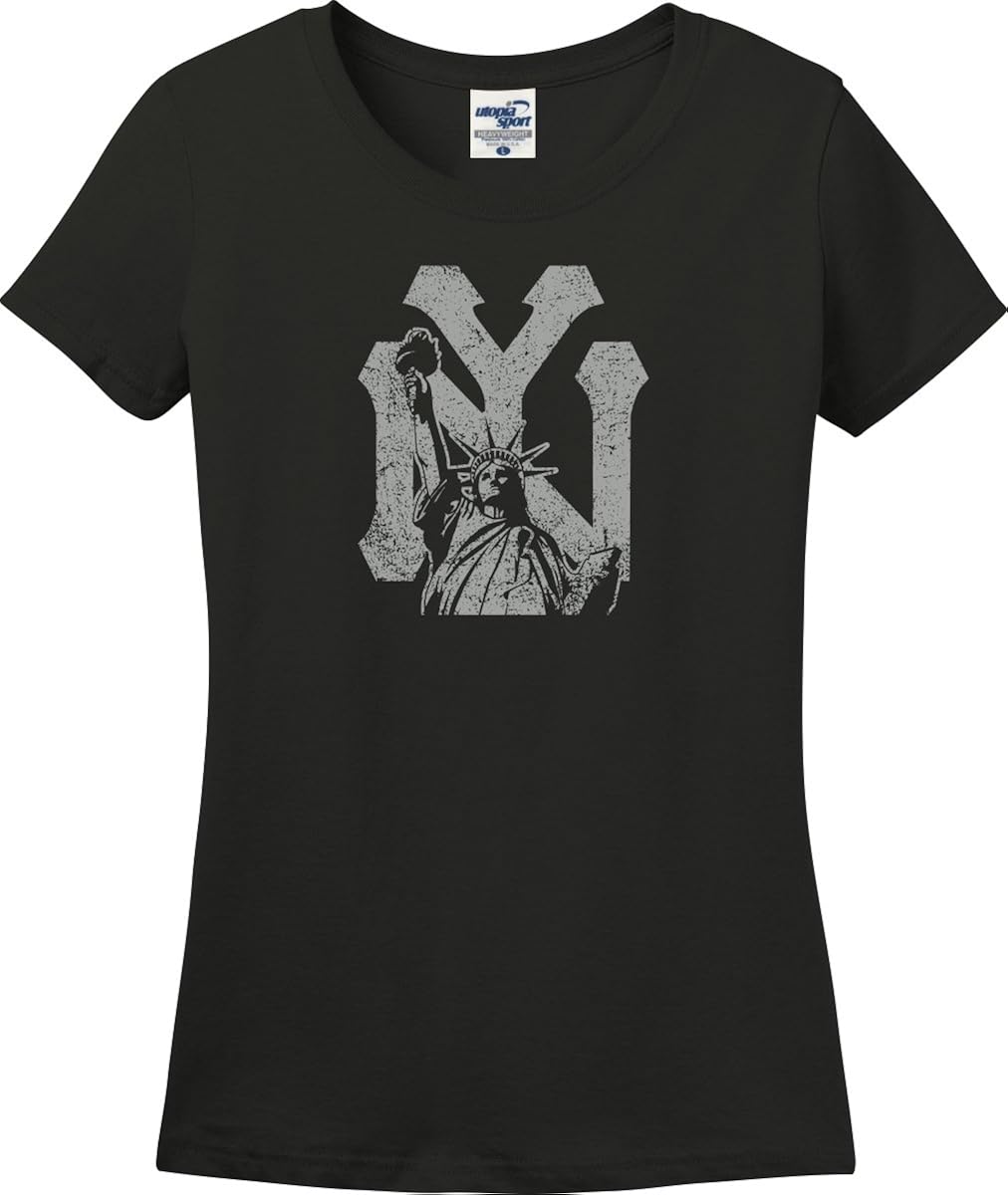 Ny New York Statue Of Liberty Distressed T Shirt S 3x Minaze