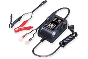 Energizer 2-Amp Fully-Automatic Smart Charger, 6V and 12V Battery Charger, Battery Maintainer, Trickle Charger, 7 Step Smart 