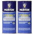 Morton Salt Lite Salt, 11 oz, 2 pk