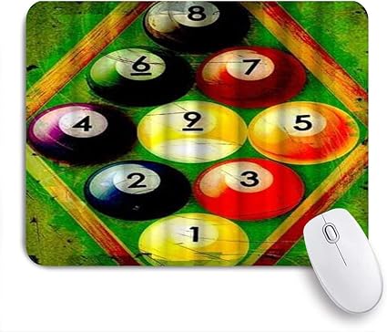 Amazon Patinisaマウスパッド ビリヤードボールの背景 ゲーミング オフィス最適 高級感 おしゃれ 防水 耐久性が良い 滑り止めゴム底 ゲーミングなど適用 マウス 用ノートブックコンピュータマウスマット Patinisa マウスパッド 通販