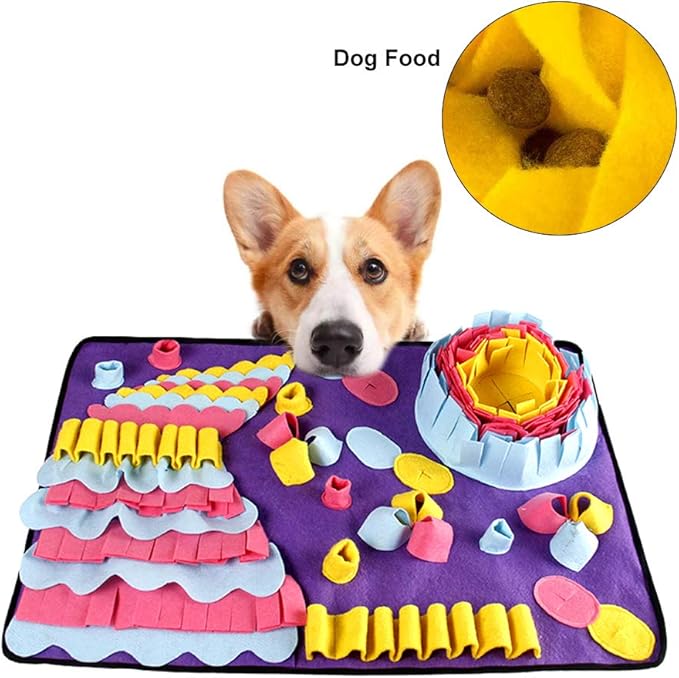 FREESOO Snuffle Mat for Dogs Pet Feeding Mat Puppy Training Pad Puzzle